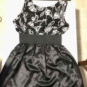Black cocktail dress